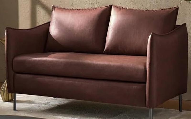 Leather Loveseat 2 Seater Sofa