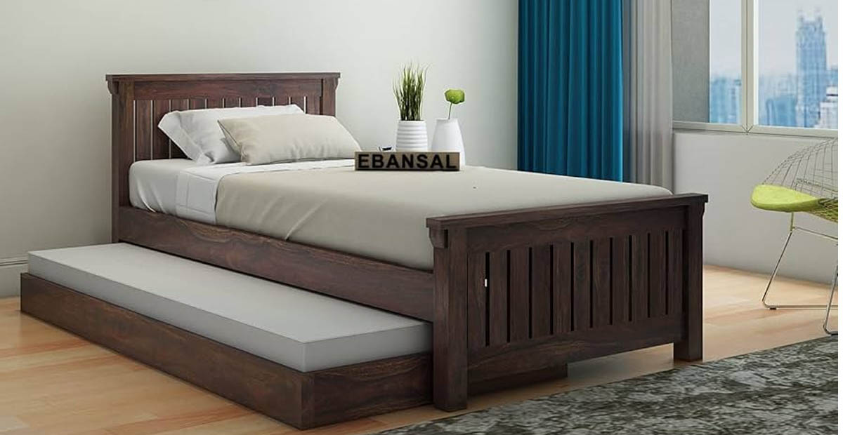 Wooden Single Size Bed